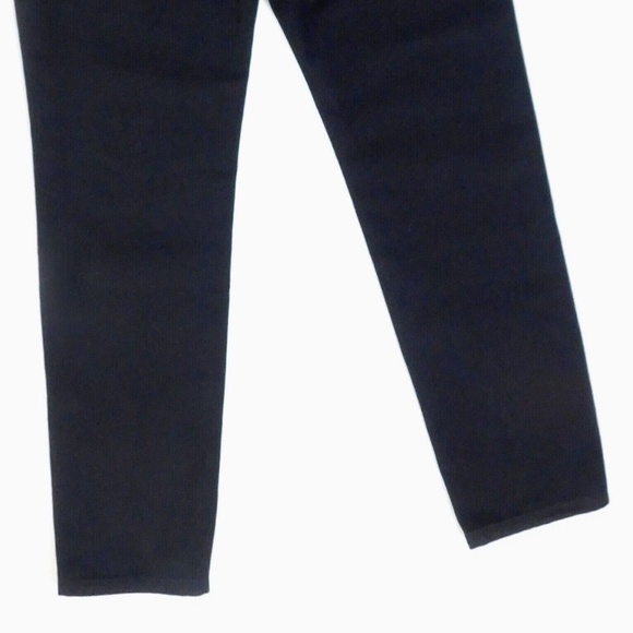 NWT!! WEWOREWHAT Danielle Black Crystal Button Straight Leg Jeans Cotton Size 26 - Picture 5 of 16
